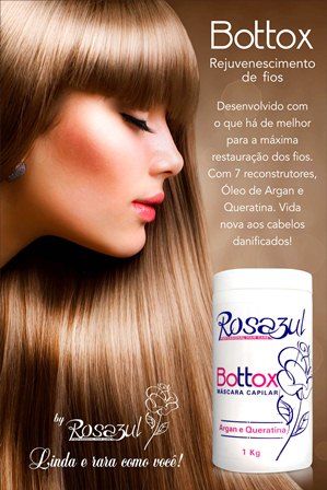 Botox Capilar com Argan e Queratina